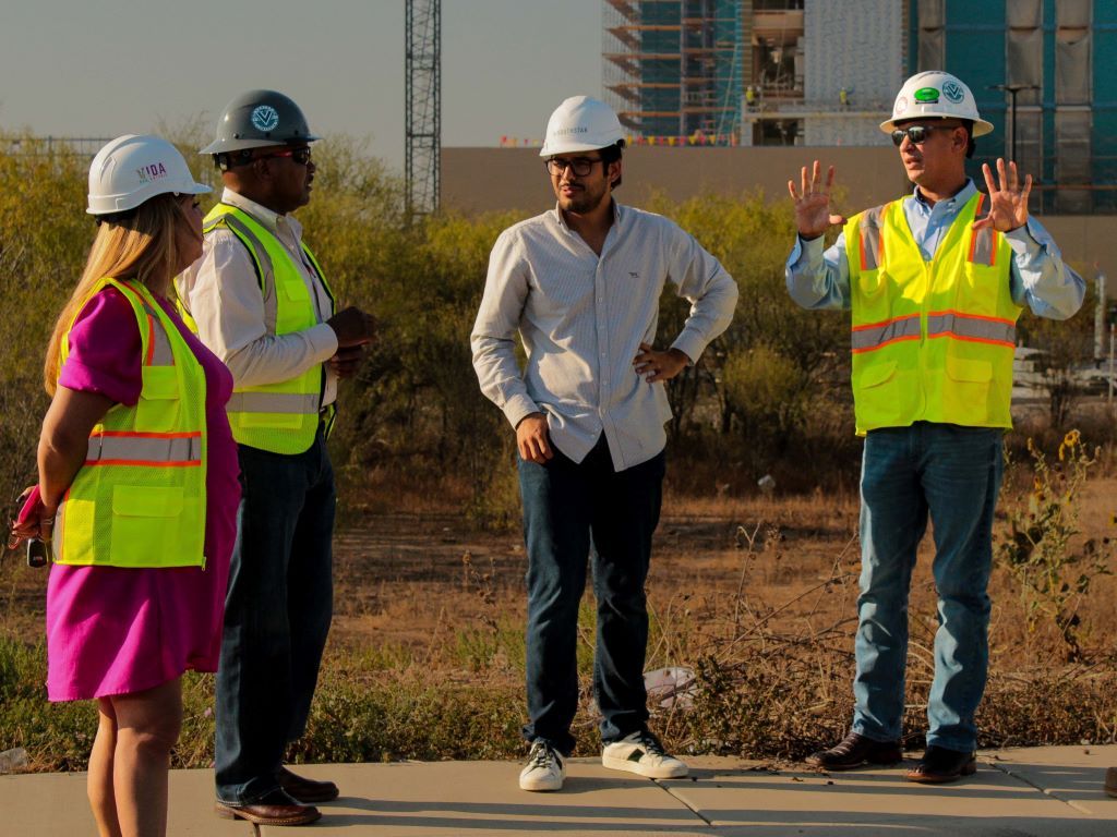 Marcus Cardenas with his crew